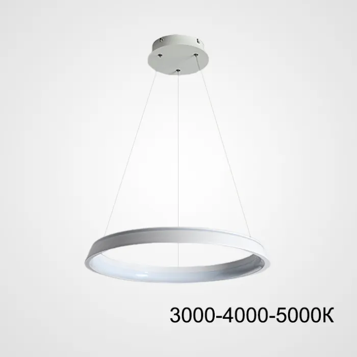 Подвесная люстра CHANETT D40 White Трехцветный свет от ImperiumLoft