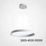 Подвесная люстра CHANETT D50 White Трехцветный свет от ImperiumLoft