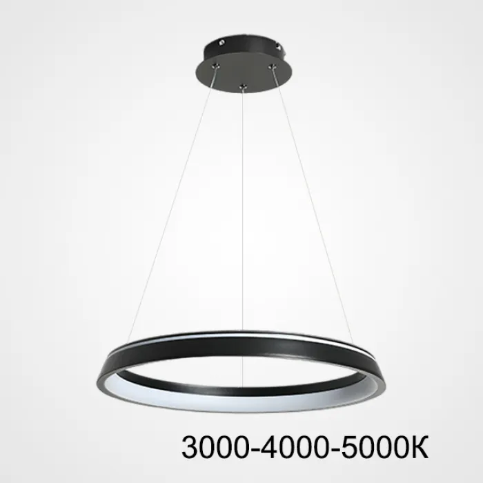 Подвесная люстра CHANETT D60 Black Трехцветный свет от ImperiumLoft