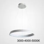 Подвесная люстра CHANETT D60 White Трехцветный свет от ImperiumLoft