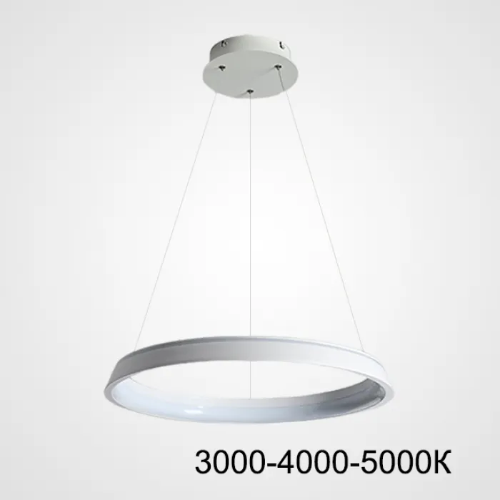 Подвесная люстра CHANETT D60 White Трехцветный свет от ImperiumLoft