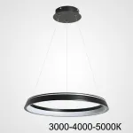 Подвесная люстра CHANETT D80 Black Трехцветный свет от ImperiumLoft