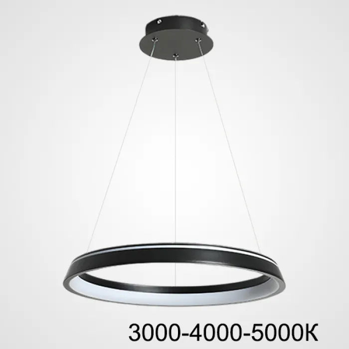 Подвесная люстра CHANETT D80 Black Трехцветный свет от ImperiumLoft