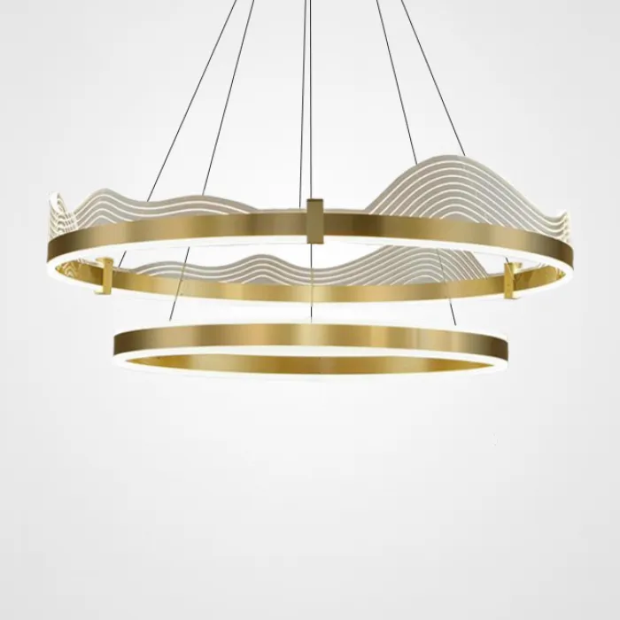 Подвесная люстра DIGNITY D60+80 Brass от ImperiumLoft