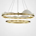 Подвесная люстра DIGNITY D80+100 Brass от ImperiumLoft