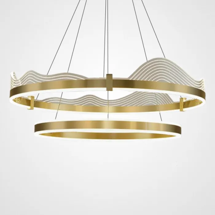 Подвесная люстра DIGNITY D80+100 Brass от ImperiumLoft