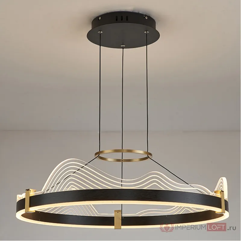 Подвесная люстра DIGNITY D100 Black от ImperiumLoft
