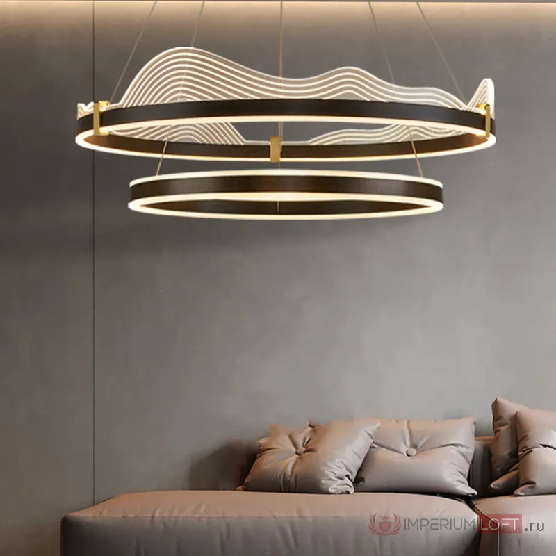 Подвесная люстра DIGNITY D100 Black от ImperiumLoft