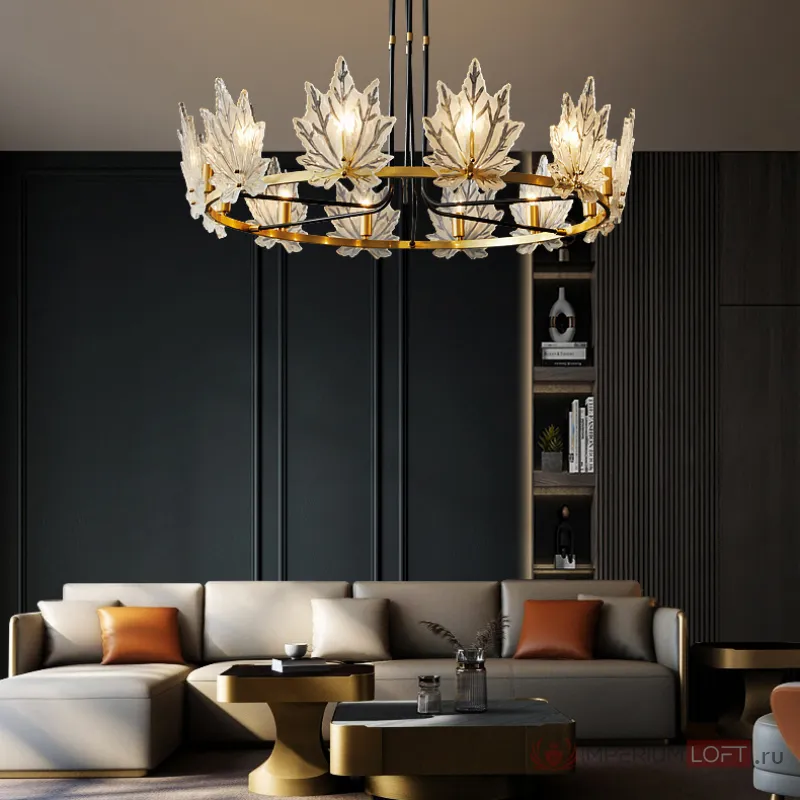 Потолочная люстра KARANDA D100+55 от ImperiumLoft