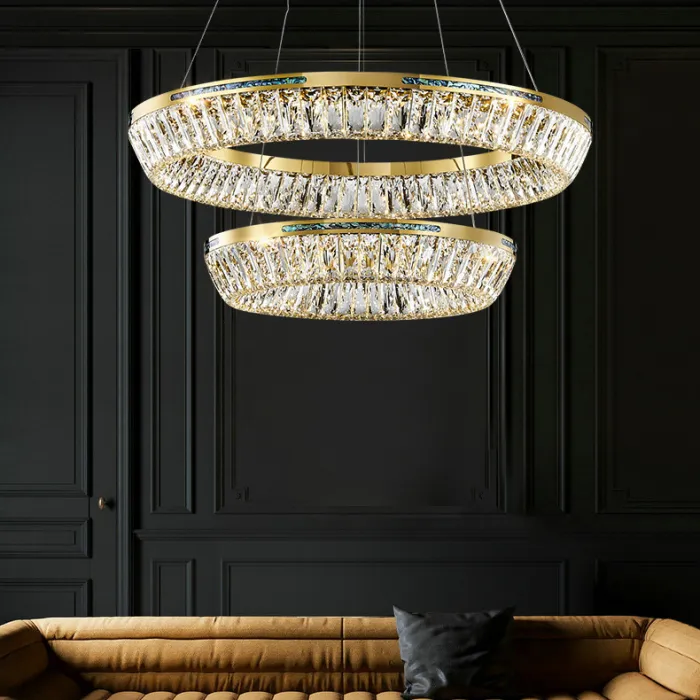 Подвесная люстра GERTRUDA LUX D60+80 от ImperiumLoft