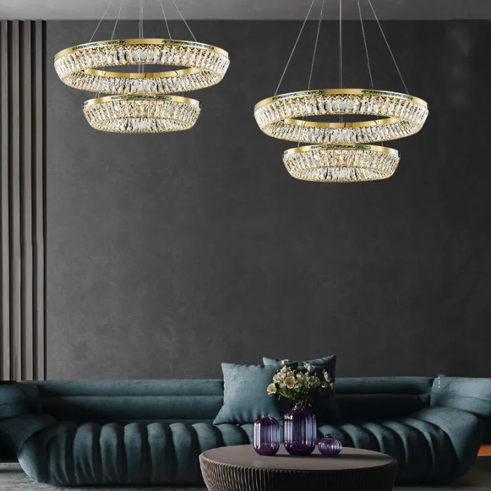 Подвесная люстра GERTRUDA LUX D60+80 от ImperiumLoft