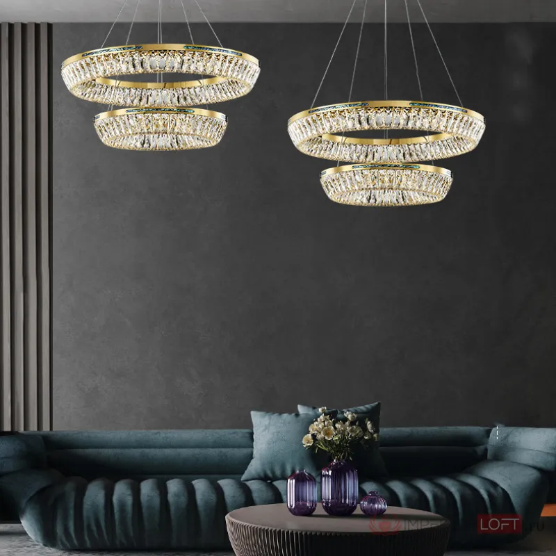Подвесная люстра GERTRUDA LUX D40+60 от ImperiumLoft