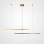 Подвесной светильник HELKEN DUO L95+135 Brass от ImperiumLoft