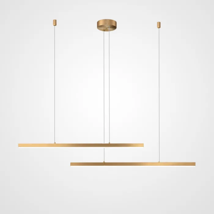 Подвесной светильник HELKEN DUO L95+135 Brass от ImperiumLoft