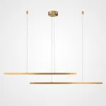 Подвесной светильник HELKEN DUO L115+155 Brass от ImperiumLoft