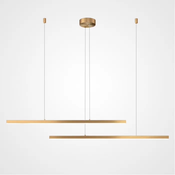 Подвесной светильник HELKEN DUO L115+155 Brass от ImperiumLoft