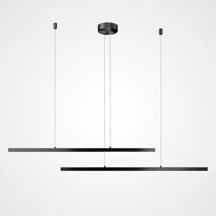 Подвесной светильник HELKEN DUO L115+155 Black от ImperiumLoft