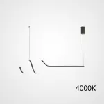 Подвесной светильник DAMARIS L70 Black 4000К от ImperiumLoft