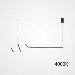 Подвесной светильник DAMARIS L90 Black 4000К от ImperiumLoft