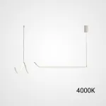 Подвесной светильник DAMARIS L90 White 4000К от ImperiumLoft