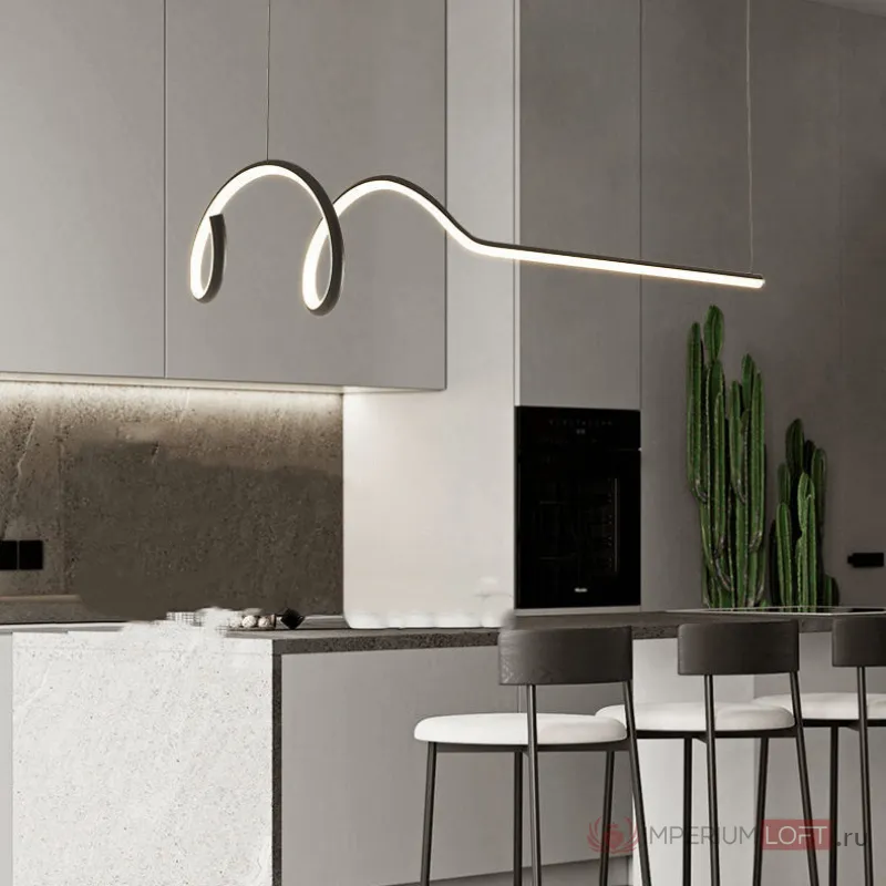 Подвесной светильник DAMARIS L70 Black 4000К от ImperiumLoft