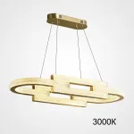 Подвесная люстра LOUELLA B L90 Brass 3000К