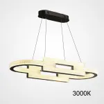 Подвесная люстра LOUELLA B L90 Black 3000К