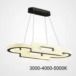 Подвесная люстра LOUELLA B L90 Black Трехцветный свет