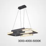 Подвесная люстра LOUELLA A L77 Black Трехцветный свет