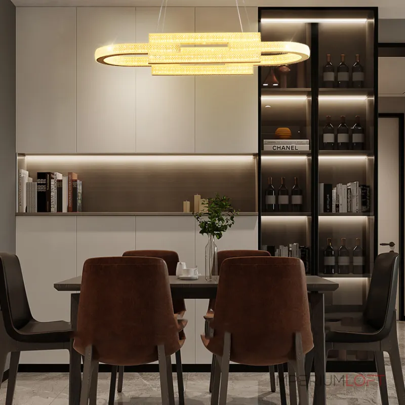 Подвесная люстра LOUELLA A L77 Black 3000К