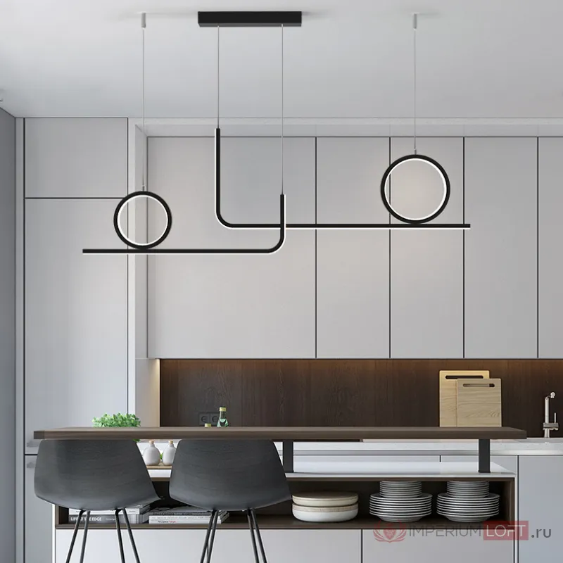 Подвесной светильник SIGRID L120 Black от ImperiumLoft