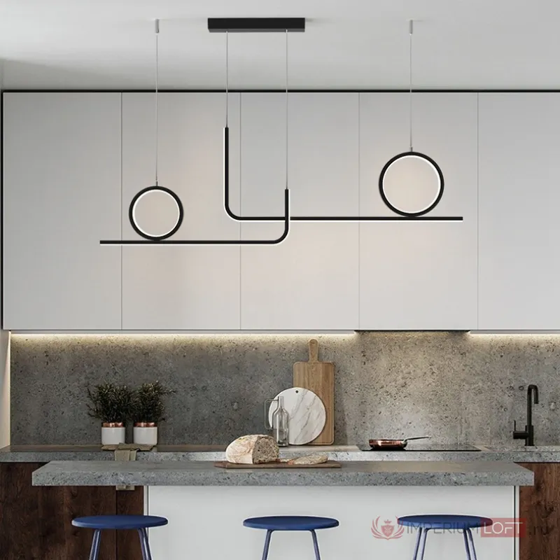 Подвесной светильник SIGRID L120 Black от ImperiumLoft