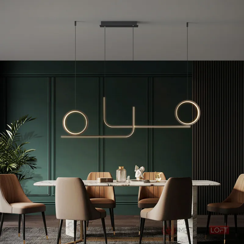 Подвесной светильник SIGRID L120 Black от ImperiumLoft