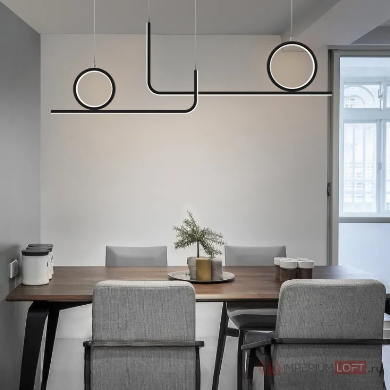 Подвесной светильник SIGRID L120 Black от ImperiumLoft