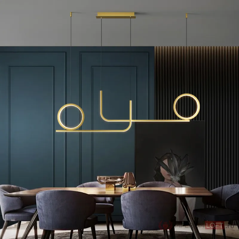 Подвесной светильник SIGRID L120 Black от ImperiumLoft