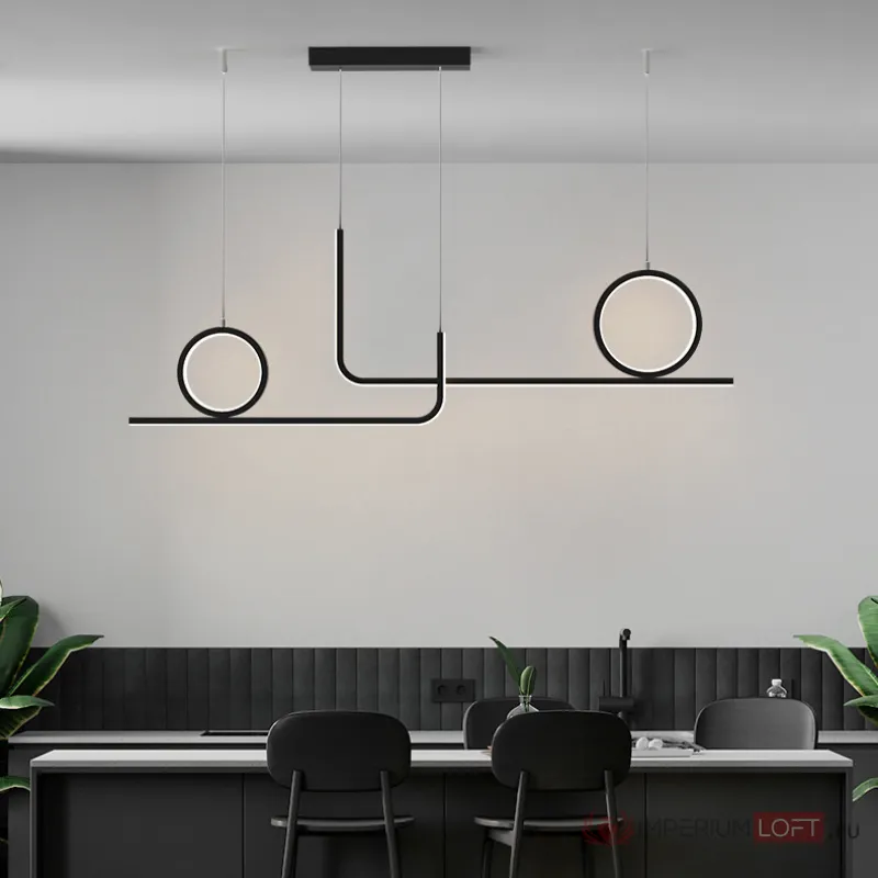 Подвесной светильник SIGRID L120 Black от ImperiumLoft