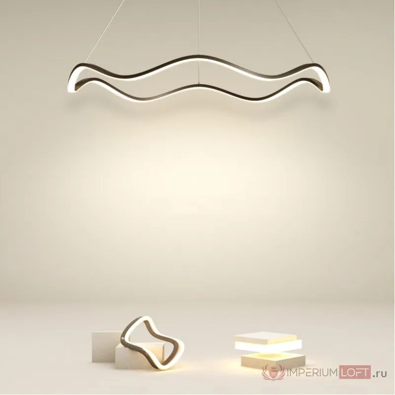 Подвесная люстра DOLORES L50 White Трехцветный свет от ImperiumLoft