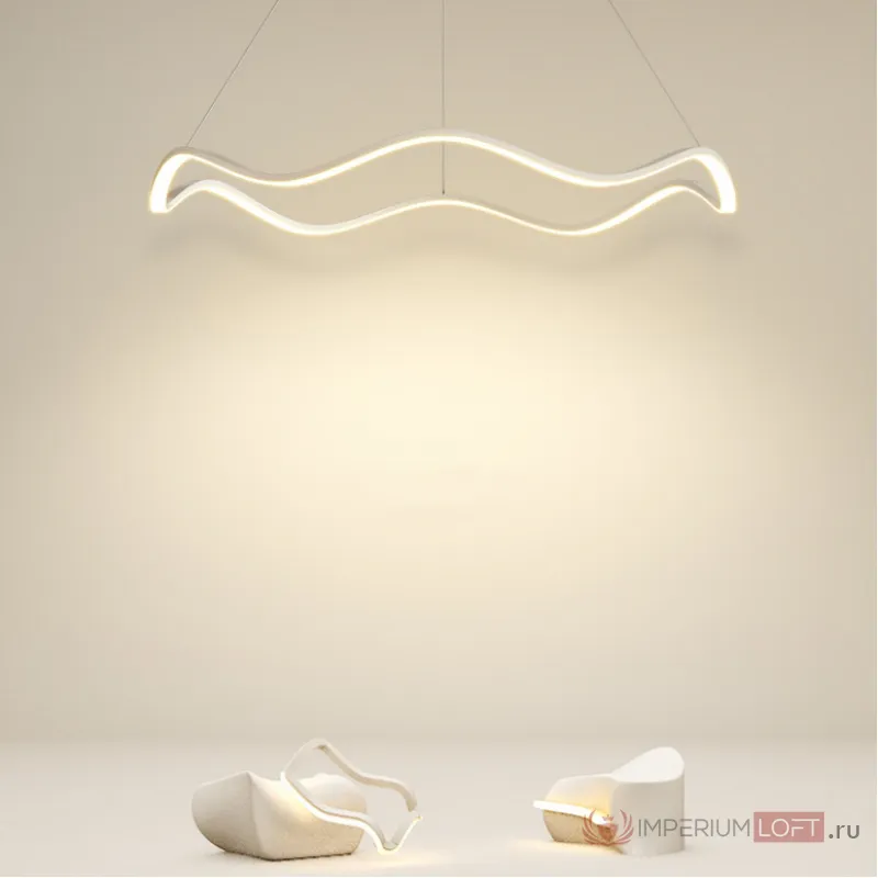 Подвесная люстра DOLORES L50 White Трехцветный свет от ImperiumLoft
