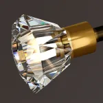Подвесной светильник KENDRA L83 Gold от ImperiumLoft