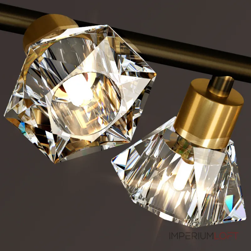 Подвесной светильник KENDRA L83 Brass Black от ImperiumLoft