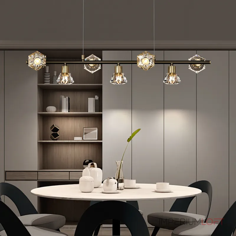 Подвесной светильник KENDRA L83 Brass Black от ImperiumLoft