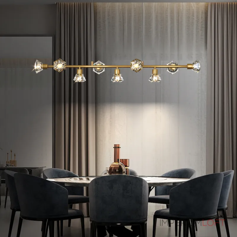 Подвесной светильник KENDRA L83 Brass Black от ImperiumLoft