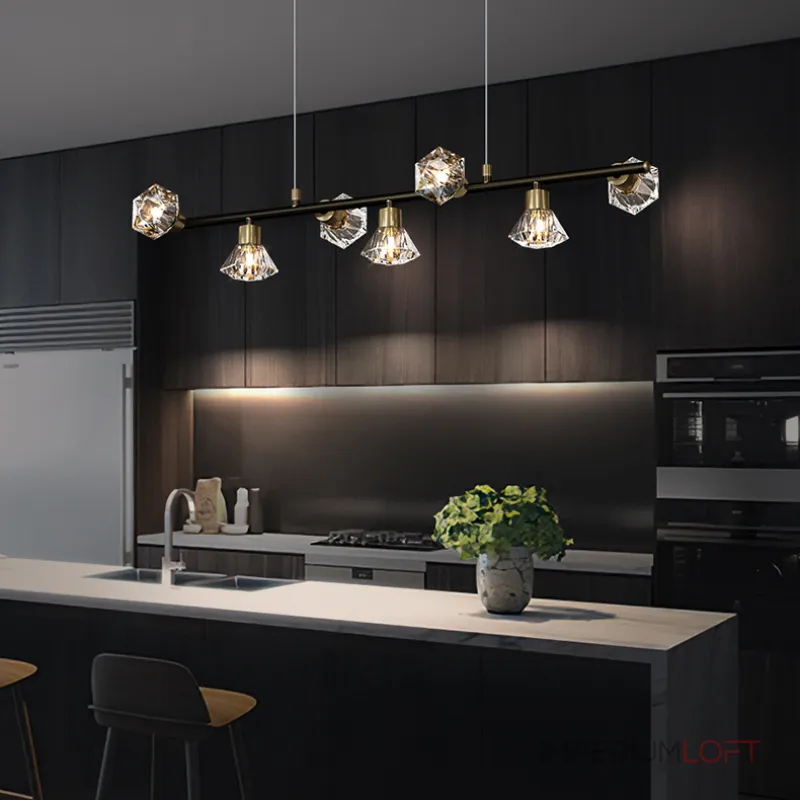 Подвесной светильник KENDRA L83 Brass Black от ImperiumLoft