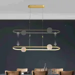 Подвесной светильник STORMS LONG Gold от ImperiumLoft