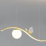 Подвесной светильник BABETTA WAVE Brass Трехцветный свет от ImperiumLoft