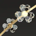 Подвесной светильник CAMILIA ARC L120 Brass от ImperiumLoft