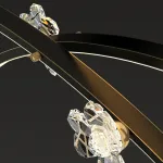 Подвесной светильник CAMILIA ARC L120 Brass от ImperiumLoft