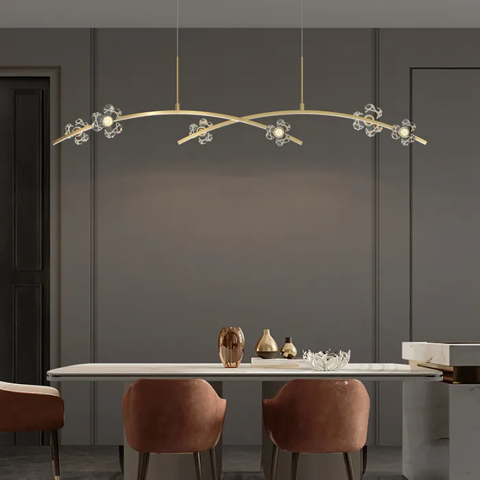 Подвесной светильник CAMILIA ARC L120 Brass от ImperiumLoft