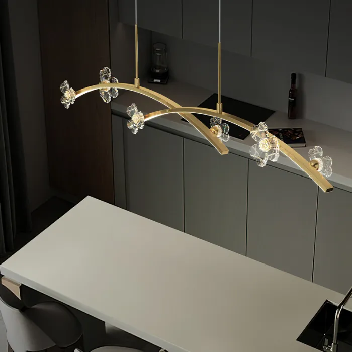 Подвесной светильник CAMILIA ARC L120 Brass от ImperiumLoft