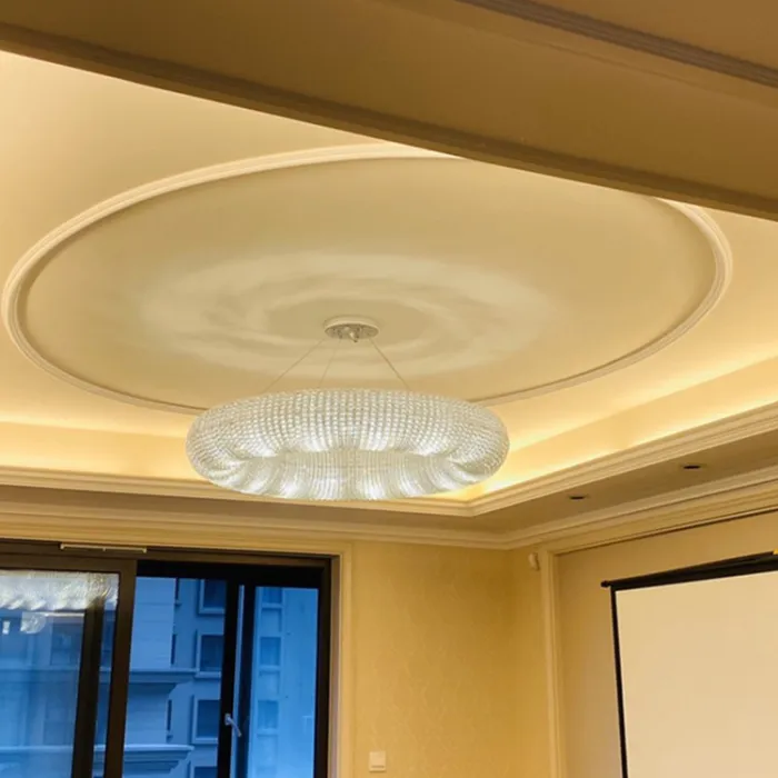 Подвесной светильник Crystal Halo D100 Gold от ImperiumLoft